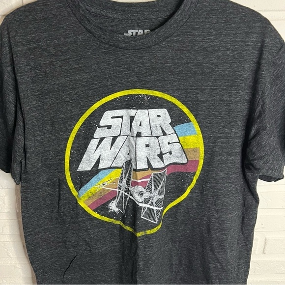Mad Engine Star Wars Tie Fighter Charcoal T-Shirt, Men’s Size Medium - Picture 3 of 7